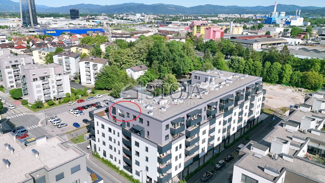 Prodaja, Stanovanje, 2,5-sobno, Ljubljana mesto, Moste-Polje, Zelena jama, 68.2 m2 — photo 1 of 16