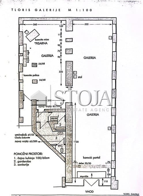 Oddaja, Poslovni prostor, Prostor za storitve, Ljubljana mesto, Center, Center, 248 m2 — photo 7 of 7