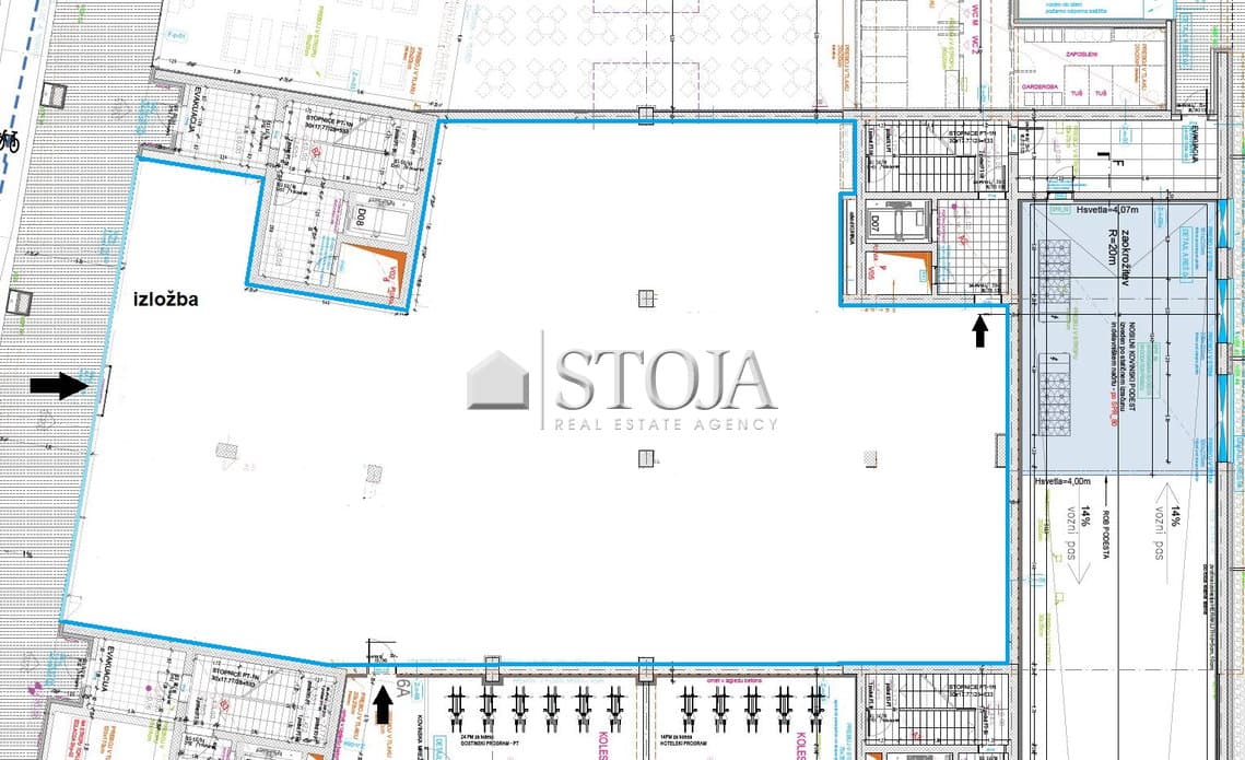 Oddaja, Poslovni prostor, Ordinacija, Ljubljana mesto, Center, Center, 250 m2 — photo 3 of 3