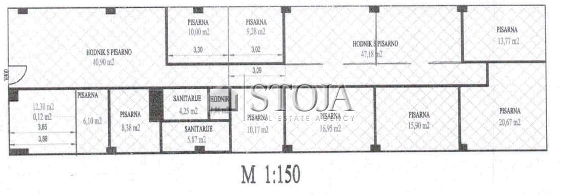 Oddaja, Poslovni prostor, Pisarna, Ljubljana mesto, Center, Center, 210 m2 — photo 11 of 11