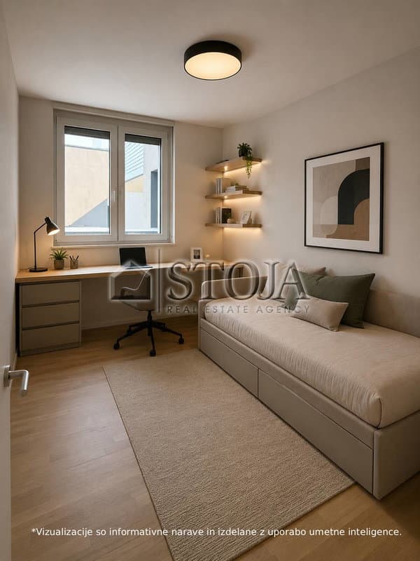 Prodaja, Stanovanje, 4-sobno, Ljubljana mesto, Moste-Polje, Zelena jama, 282.9 m2 — photo 27 of 29